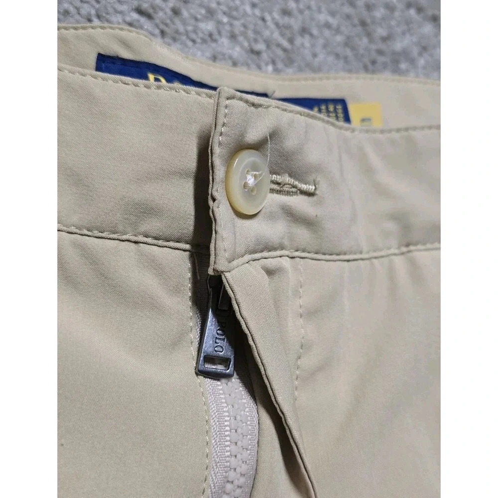 Polo Ralph Lauren Shorts Mens 34 Performance‎ Stretch Chino Flat Front Pony